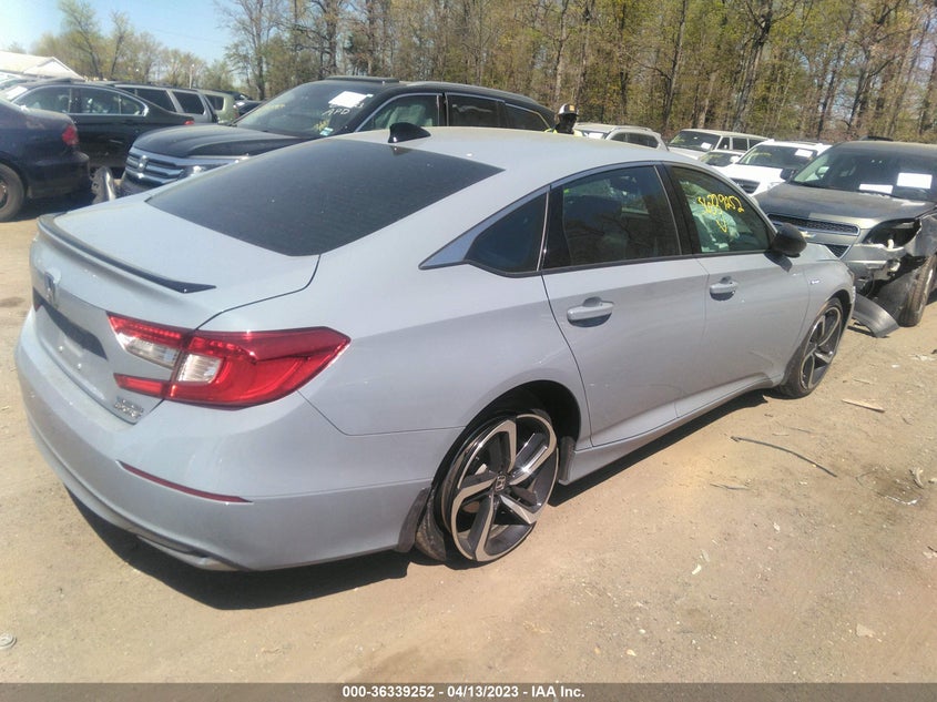VIN 1HGCV3F22NA038731 2022 HONDA ACCORD HYBRID SPORT