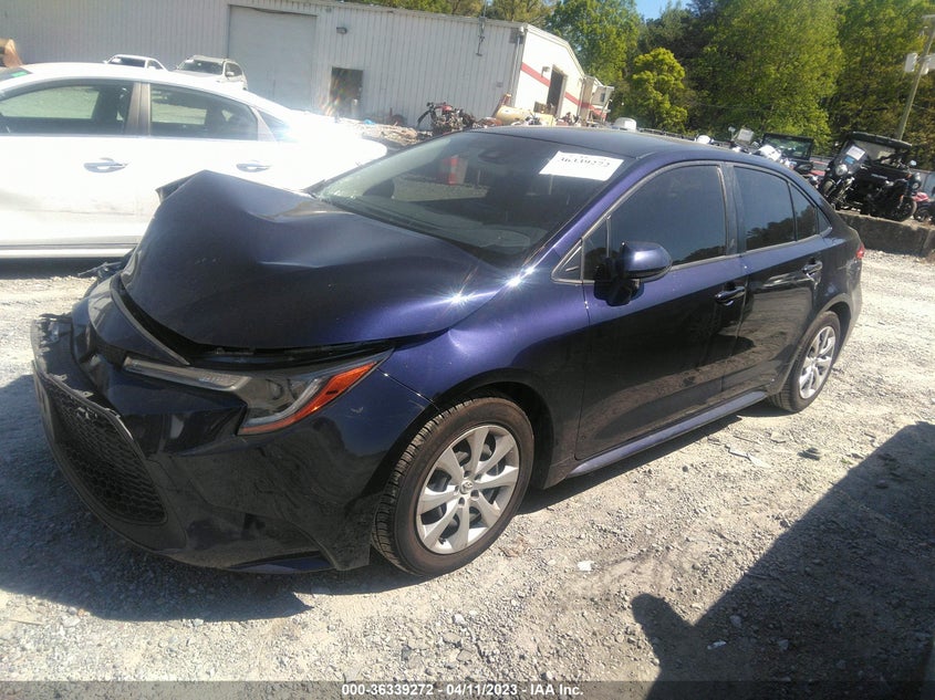 VIN JTDEPMAE5MJ167537 2021 TOYOTA COROLLA LE