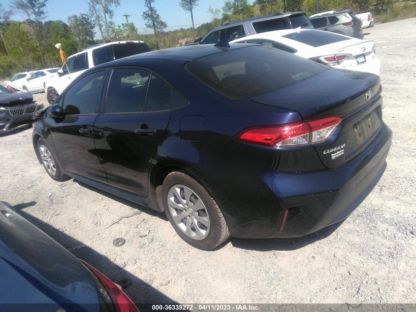 VIN JTDEPMAE5MJ167537 2021 TOYOTA COROLLA LE