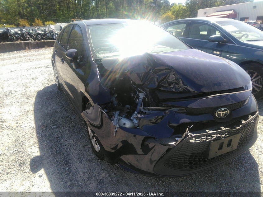 VIN JTDEPMAE5MJ167537 2021 TOYOTA COROLLA LE