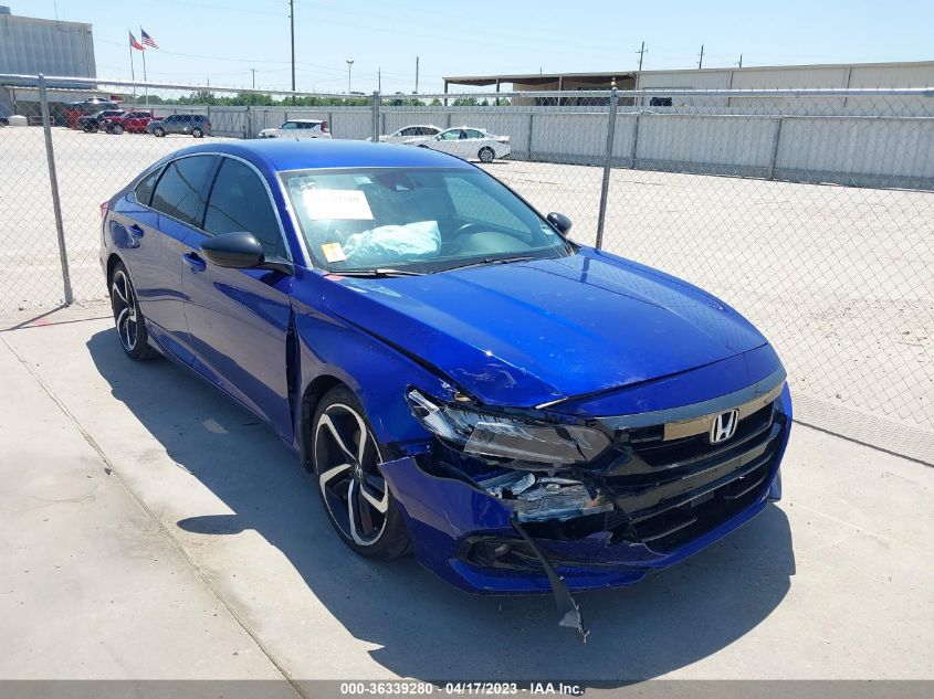 2021 HONDA ACCORD SEDAN SPORT SE - 1HGCV1F49MAS11598