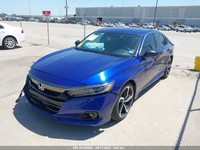 2021 HONDA ACCORD SEDAN SPORT SE - 1HGCV1F49MAS11598