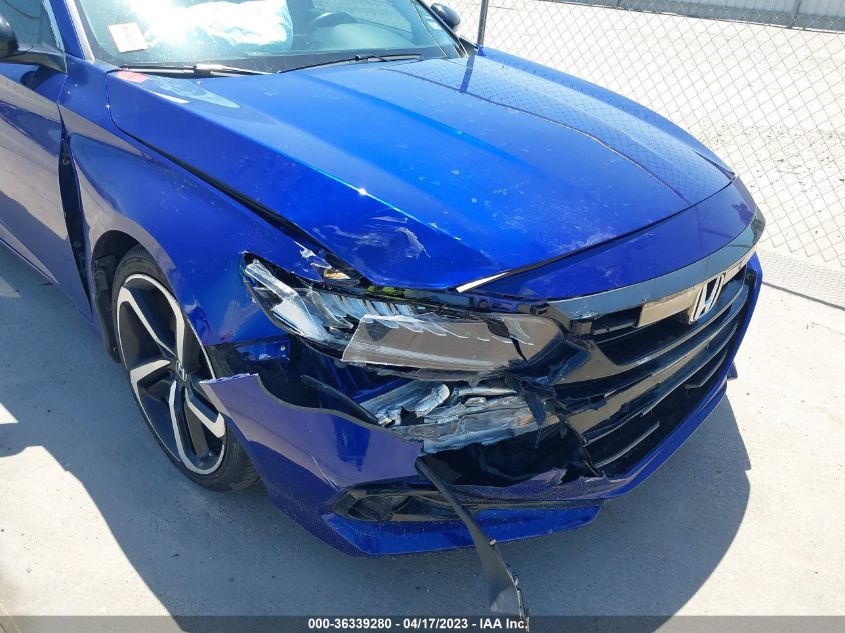 2021 HONDA ACCORD SEDAN SPORT SE - 1HGCV1F49MAS11598