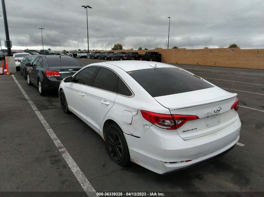 2015 HYUNDAI SONATA 2.4L SE - 5NPE24AF6FH185273