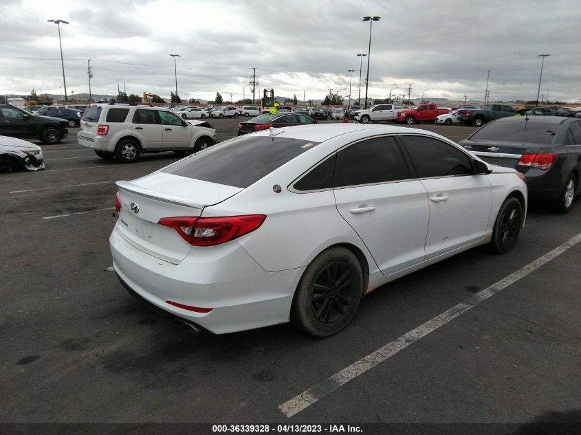 2015 HYUNDAI SONATA 2.4L SE - 5NPE24AF6FH185273