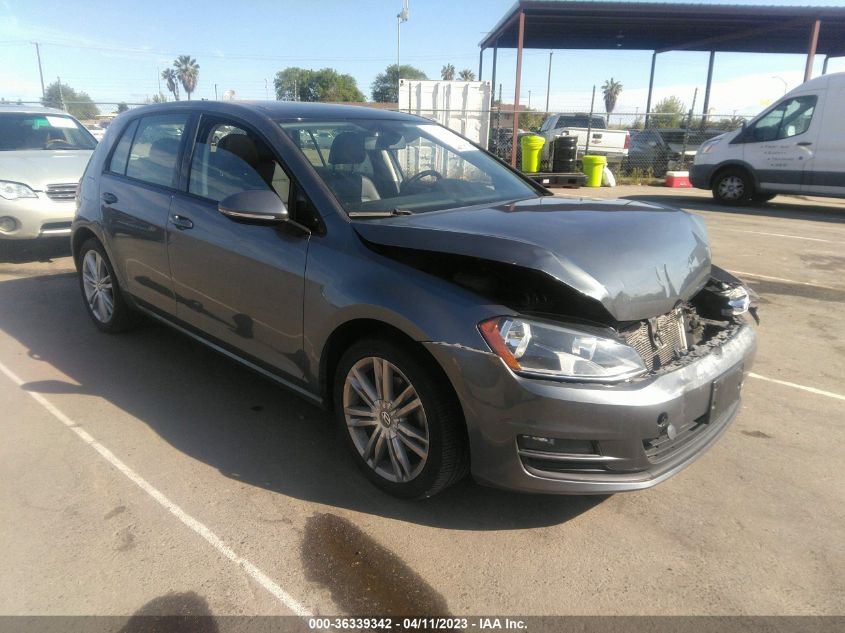2015 VOLKSWAGEN GOLF TDI SE - 3VW2A7AU7FM057380