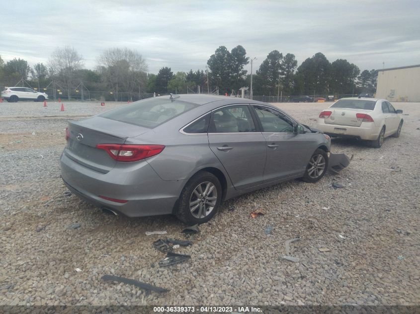 2015 HYUNDAI SONATA 2.4L SE - 5NPE24AF0FH194437