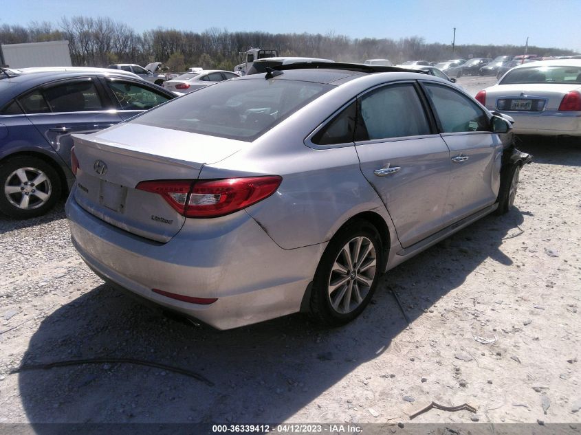 2016 HYUNDAI SONATA 2.4L LIMITED - 5NPE34AF6GH389330