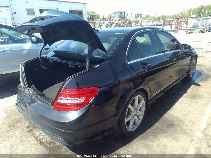 2013 MERCEDES-BENZ C-CLASS C 250 - WDDGF4HB8DR300726