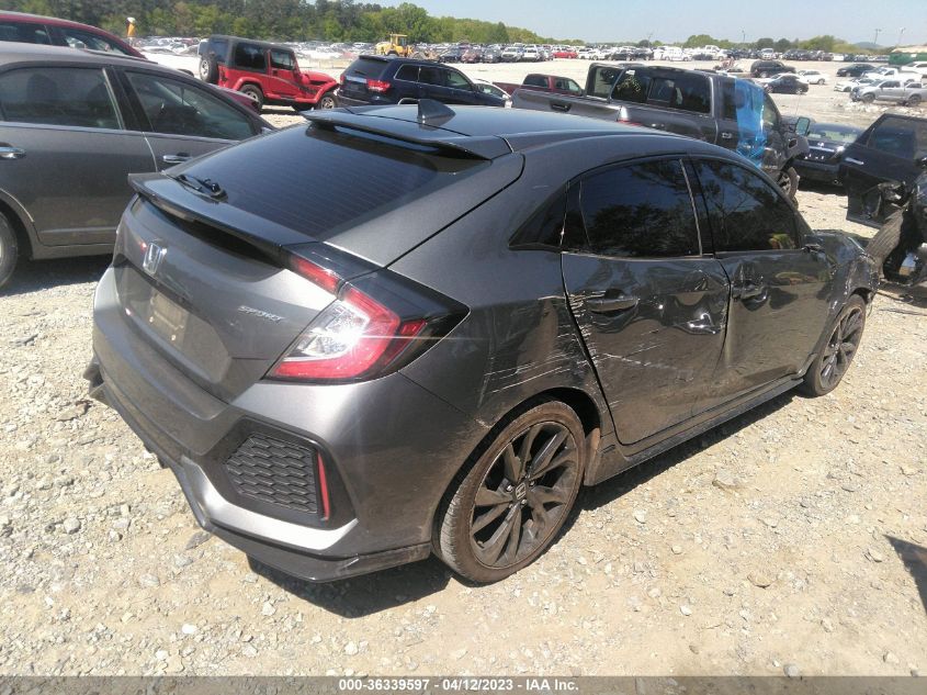 2019 HONDA CIVIC HATCHBACK SPORT - SHHFK7H44KU225948