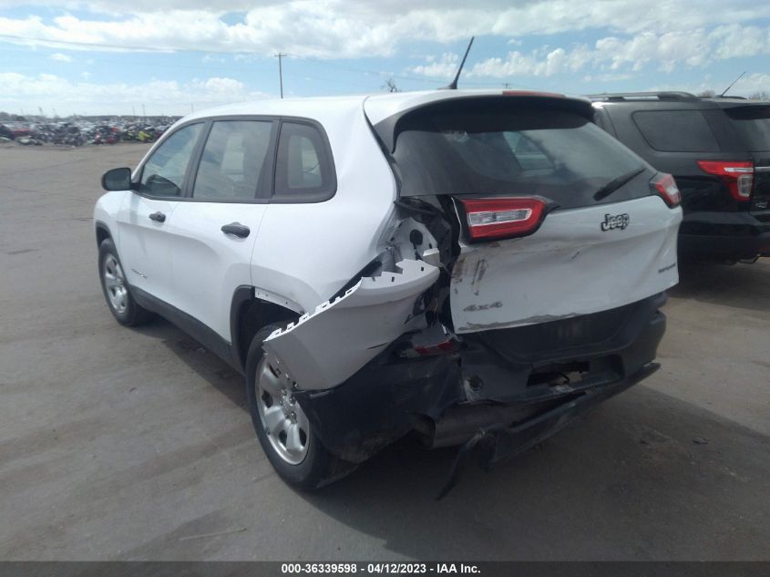 2017 JEEP CHEROKEE SPORT - 1C4PJMAB3HW664367