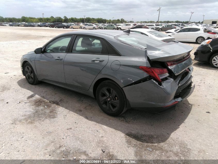 2022 HYUNDAI ELANTRA HYBRID BLUE KMHLM4AJ4NU013992