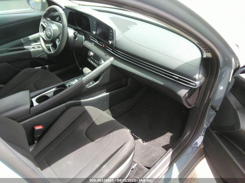 2022 HYUNDAI ELANTRA HYBRID BLUE KMHLM4AJ4NU013992