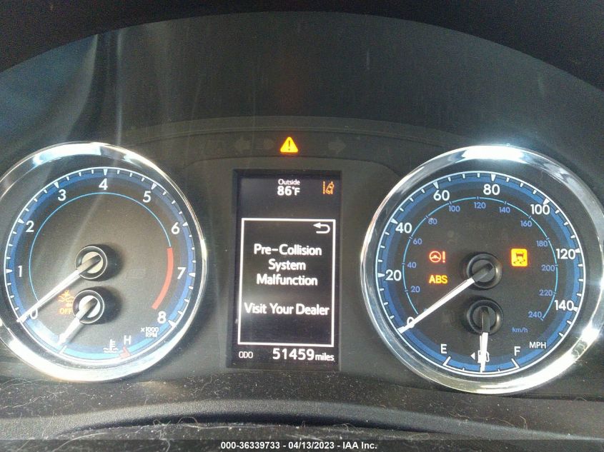 2018 TOYOTA COROLLA L/LE/XLE/SE/XSE - 2T1BURHE5JC041751