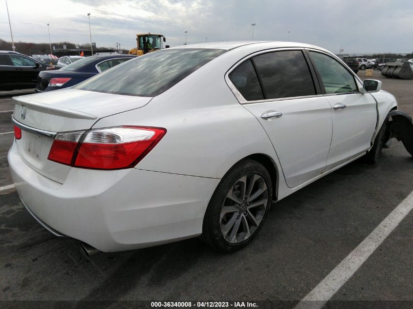 2014 HONDA ACCORD SEDAN SPORT - 1HGCR2F56EA250556