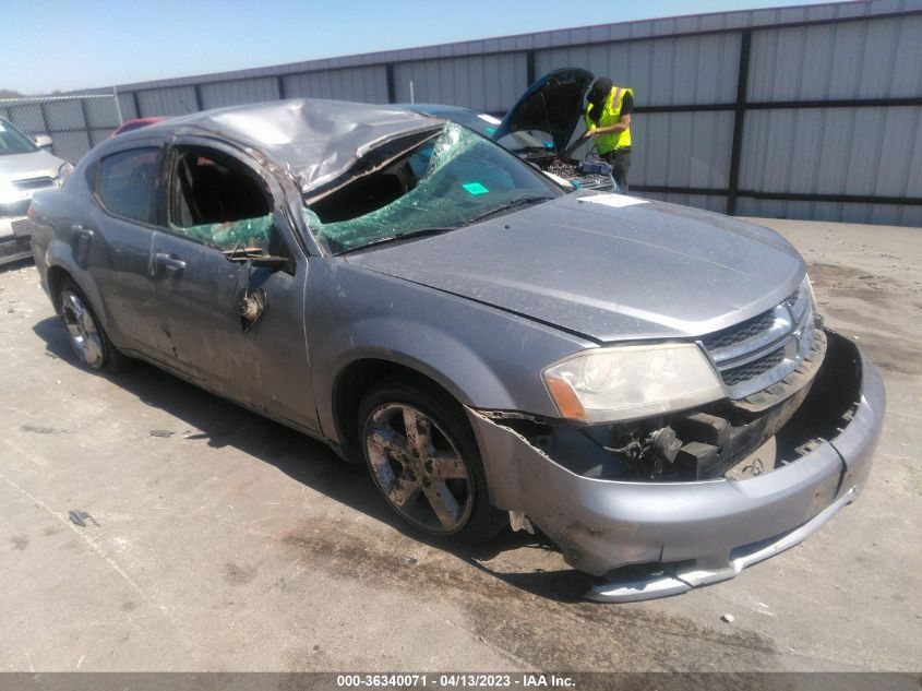 2013 DODGE AVENGER SXT - 1C3CDZCB7DN552224