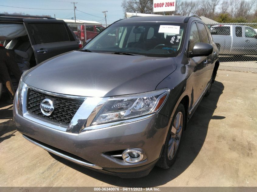 2016 NISSAN PATHFINDER PLATINUM - 5N1AR2MM4GC653874