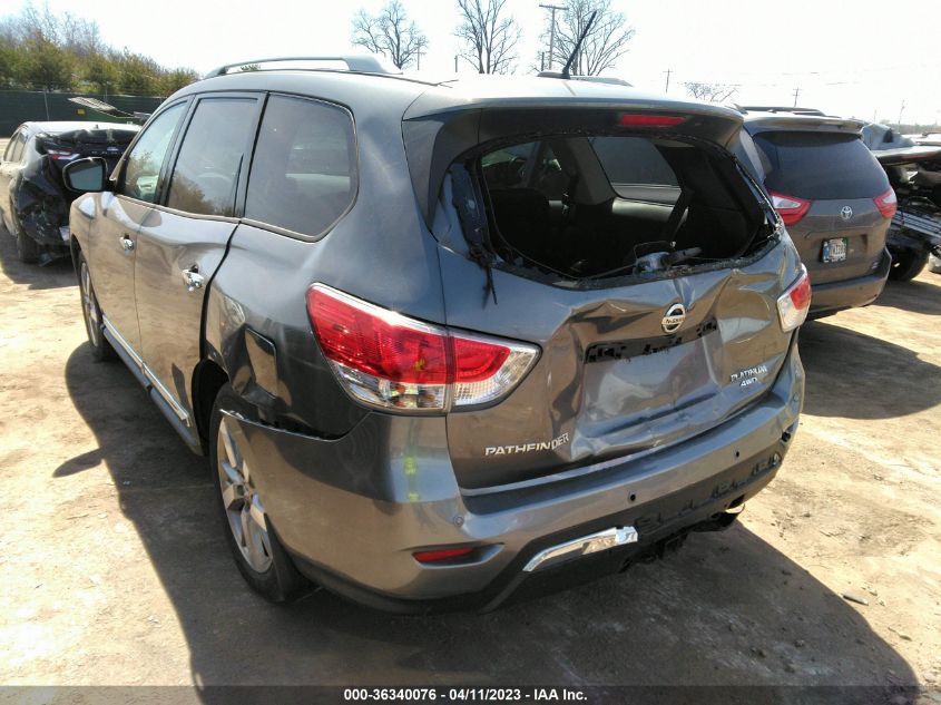 2016 NISSAN PATHFINDER PLATINUM - 5N1AR2MM4GC653874