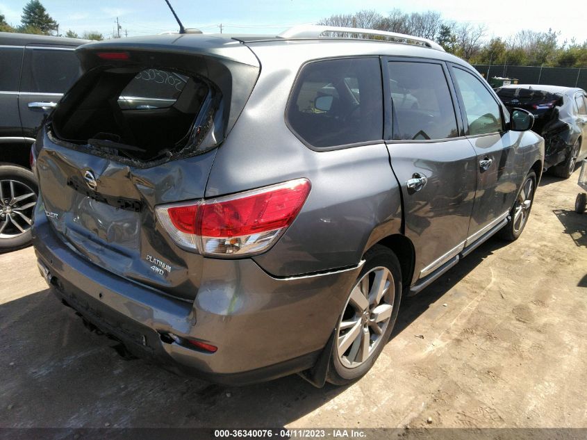 2016 NISSAN PATHFINDER PLATINUM - 5N1AR2MM4GC653874