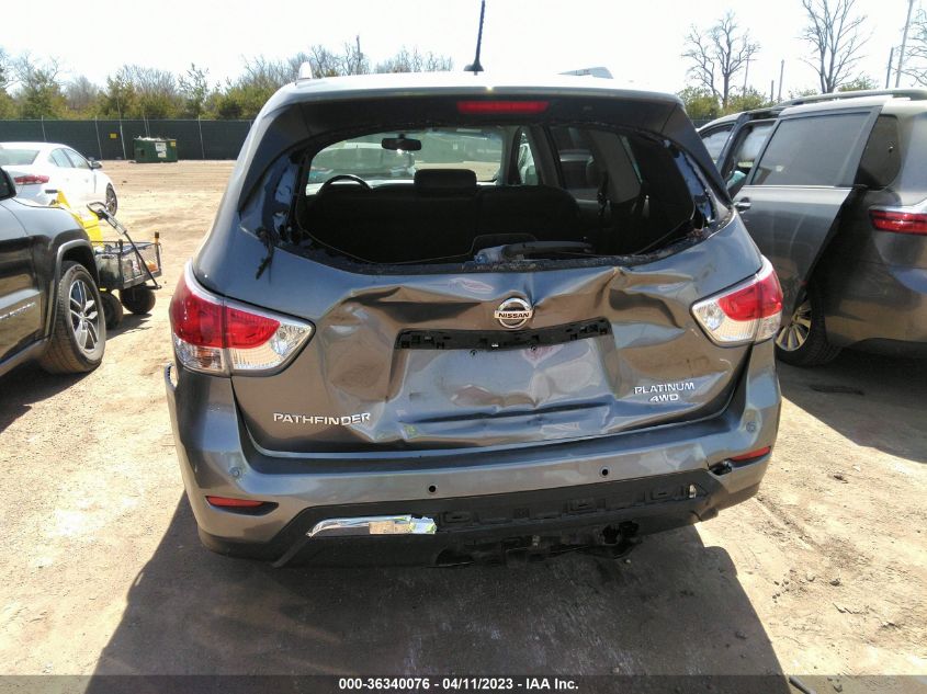 2016 NISSAN PATHFINDER PLATINUM - 5N1AR2MM4GC653874