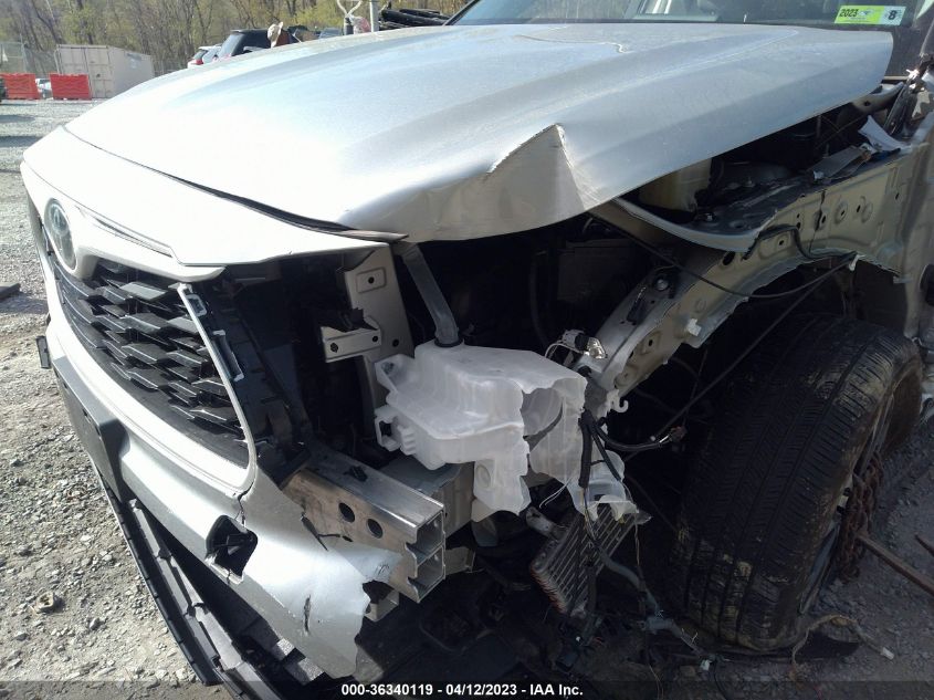 2022 TOYOTA HIGHLANDER XLE - 5TDHZRBH3NS587959