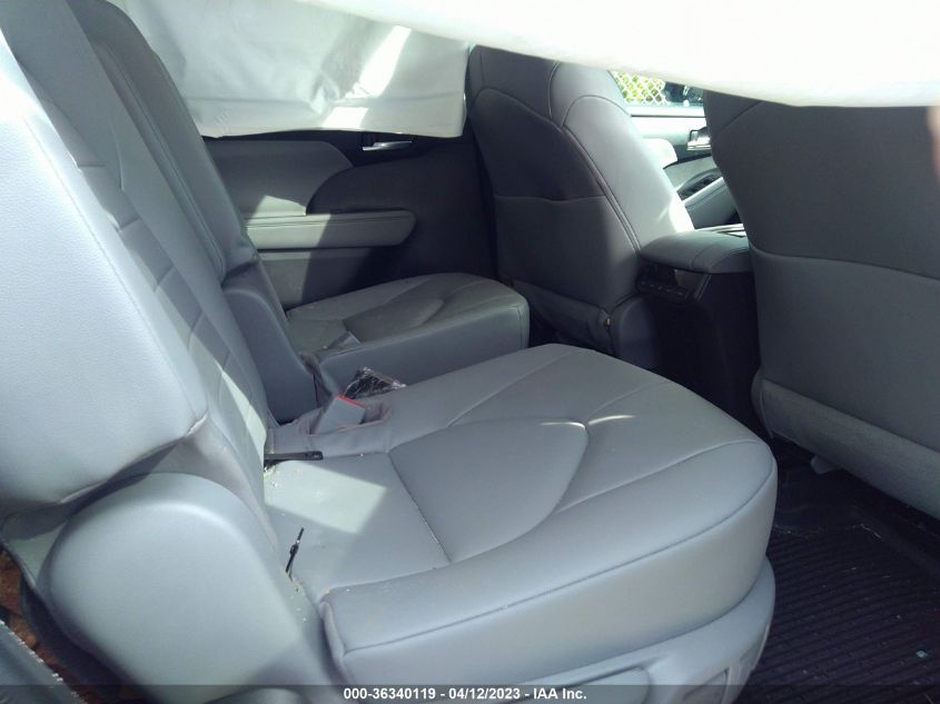 2022 TOYOTA HIGHLANDER XLE - 5TDHZRBH3NS587959