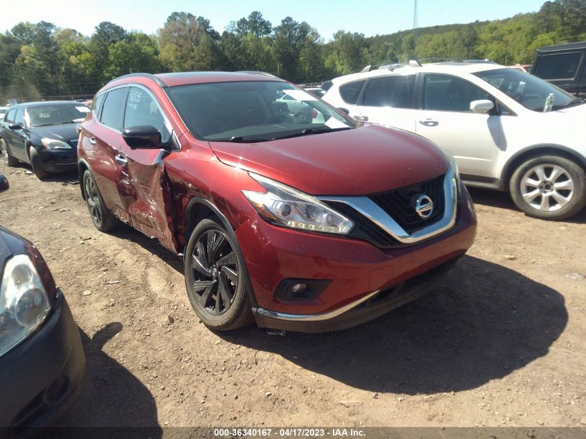 2017 NISSAN MURANO PLATINUM - 5N1AZ2MH5HN147883