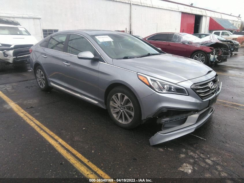 2016 HYUNDAI SONATA 2.4L SPORT - 5NPE34AF4GH362837