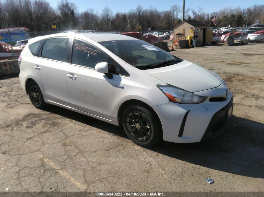 2015 TOYOTA PRIUS V TWO/FIVE/THREE/FOUR - JTDZN3EU4FJ017960