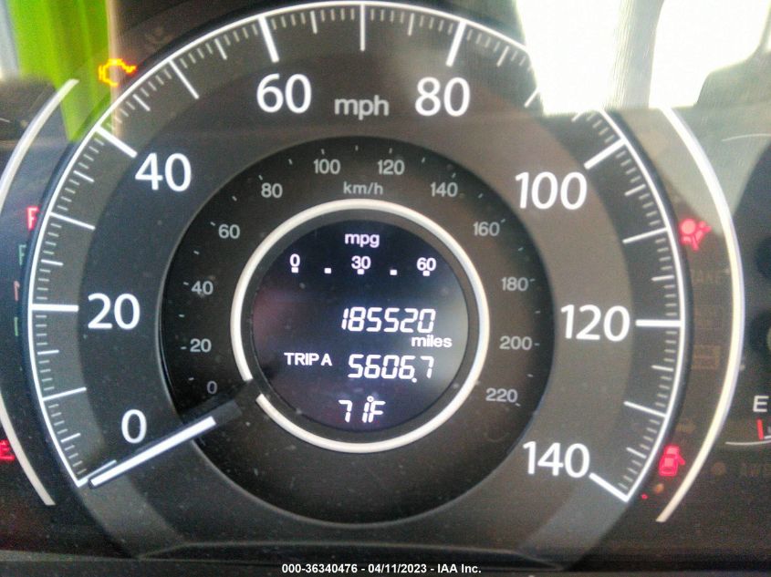 2013 HONDA CR-V EX-L - 5J6RM4H70DL064848