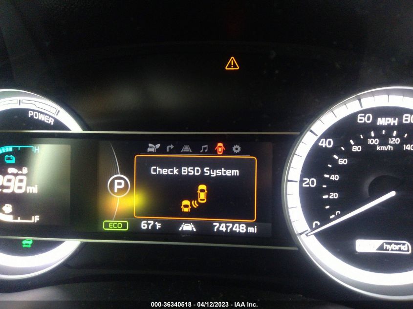2017 KIA NIRO TOURING - KNDCE3LC6H5043830