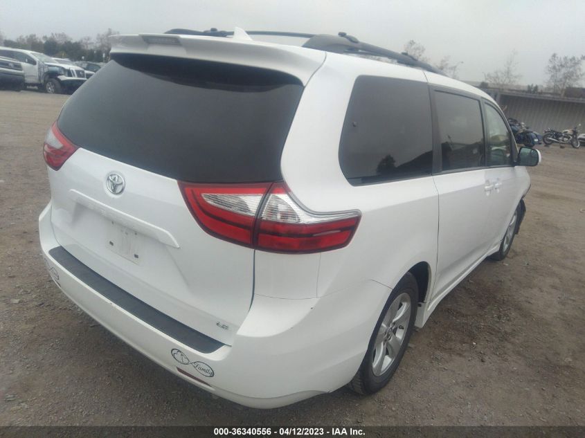 2018 TOYOTA SIENNA LE - 5TDKZ3DC7JS914409