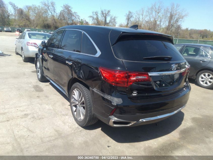 2017 ACURA MDX W/TECHNOLOGY PKG - 5J8YD4H59HL004221