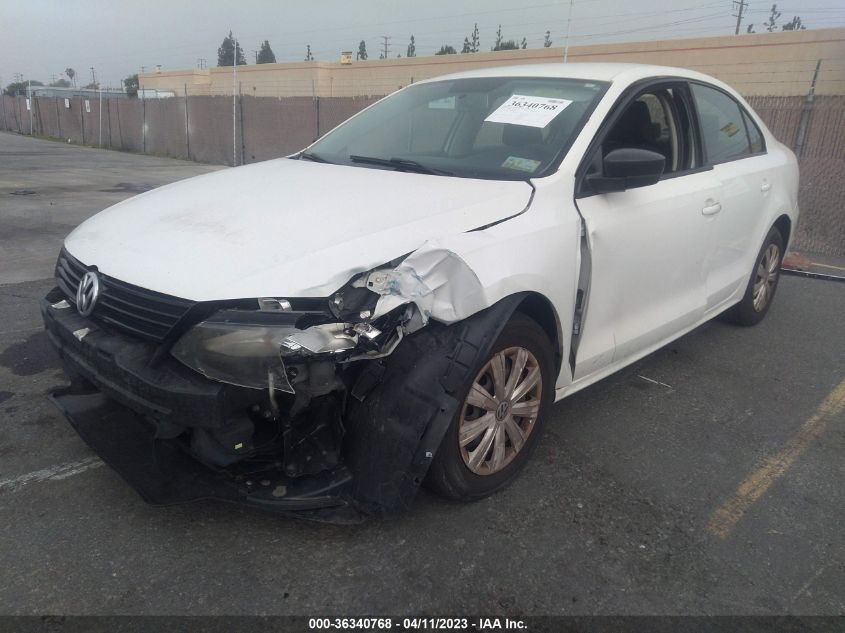 2013 VOLKSWAGEN JETTA SEDAN S - 3VW2K7AJ1DM390061