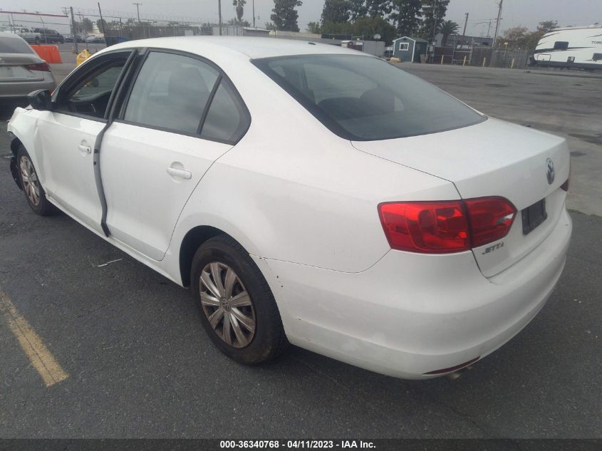 2013 VOLKSWAGEN JETTA SEDAN S - 3VW2K7AJ1DM390061