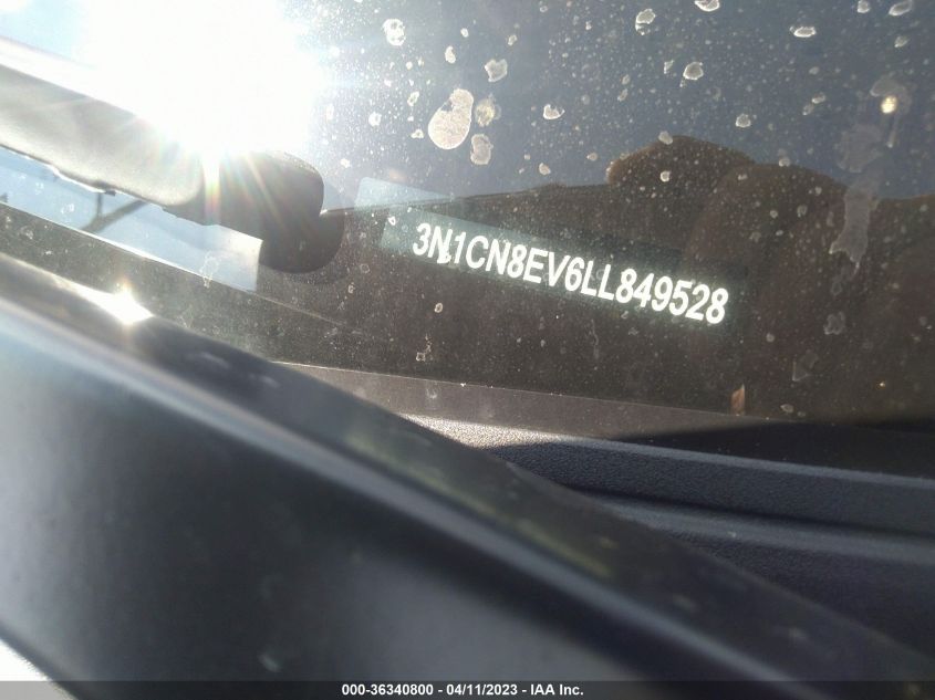 2020 NISSAN VERSA SV - 3N1CN8EV6LL849528