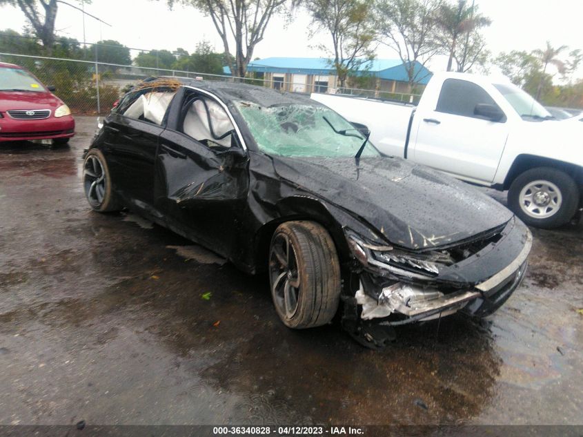 2021 HONDA ACCORD SEDAN SPORT - 1HGCV1F36MA109697