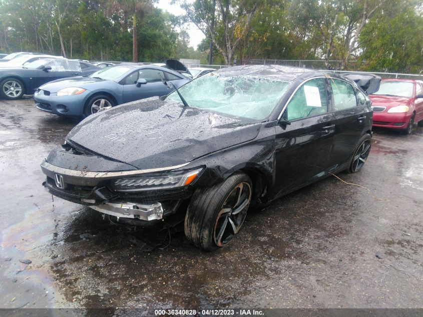 2021 HONDA ACCORD SEDAN SPORT - 1HGCV1F36MA109697