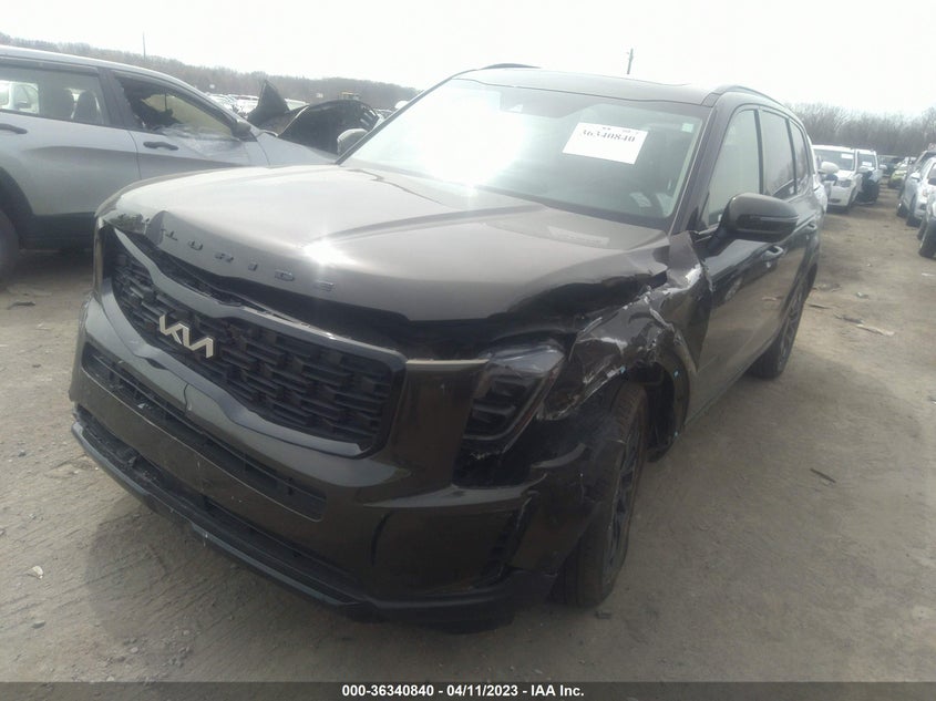 VIN 5XYP3DHC1NG258671 2022 KIA TELLURIDE EX