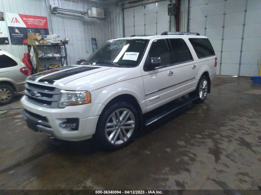 2016 FORD EXPEDITION EL PLATINUM - 1FMJK1MT4GEF11843