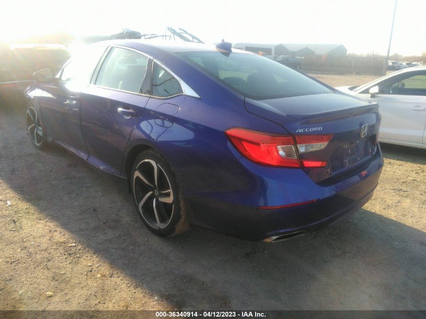 2020 HONDA ACCORD SEDAN SPORT - 1HGCV2F37LA016501