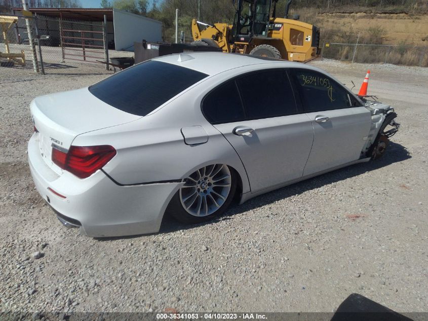 2013 BMW 7 SERIES 750I - WBAYA8C56DC996833