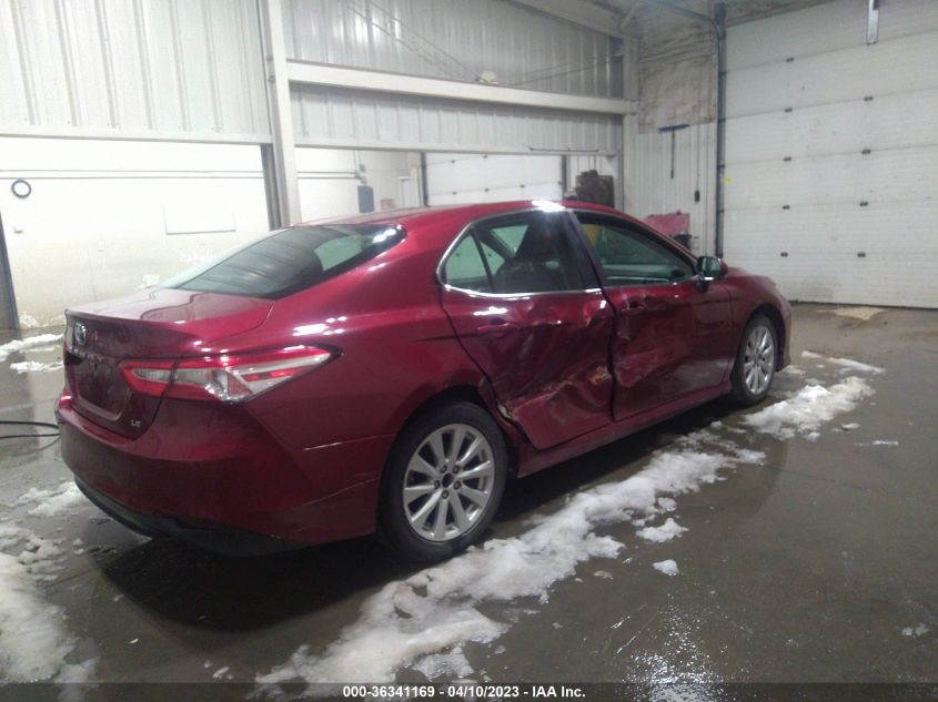 2018 TOYOTA CAMRY LE 4T1B11HK7JU607553