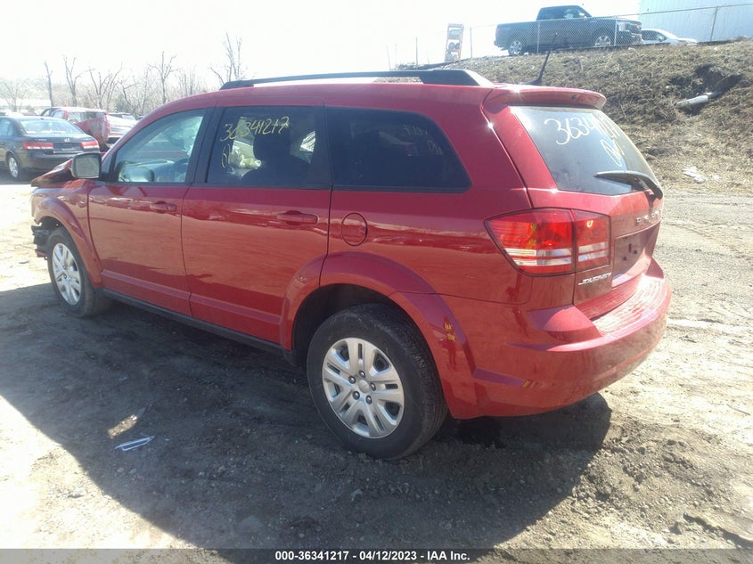 VIN 3C4PDCAB9JT446477 2018 DODGE JOURNEY SE