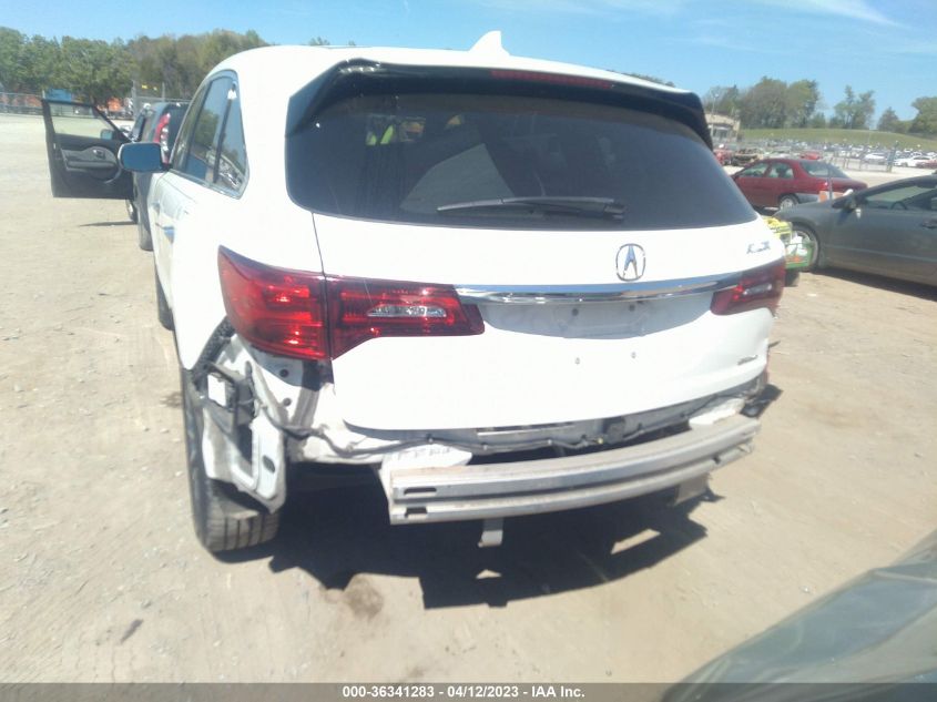 2016 ACURA MDX W/TECH/W/TECH - 5FRYD4H4XGB030512