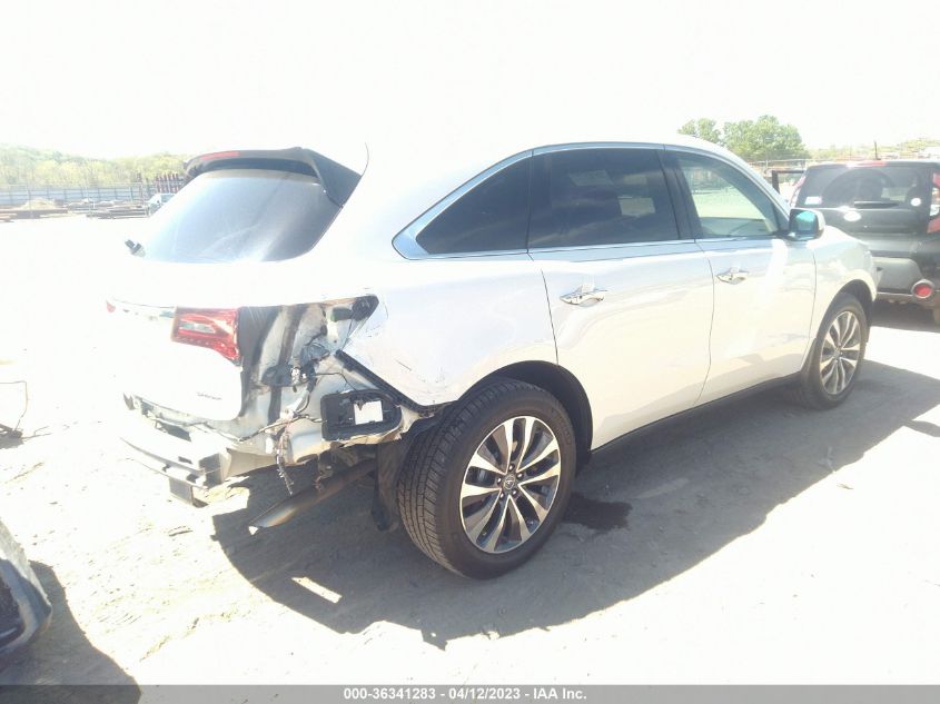 2016 ACURA MDX W/TECH/W/TECH - 5FRYD4H4XGB030512