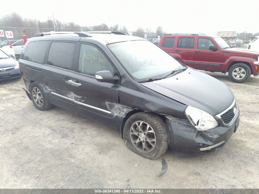 2014 KIA SEDONA EX - KNDMH4C78E6558662