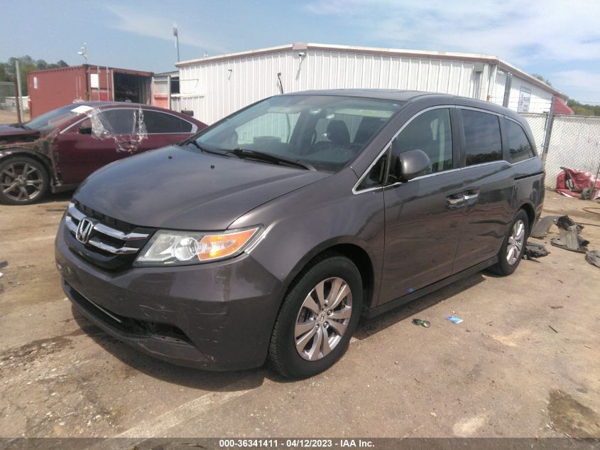 5FNRL5H62EB127507 2014 HONDA ODYSSEY, photo no. 2