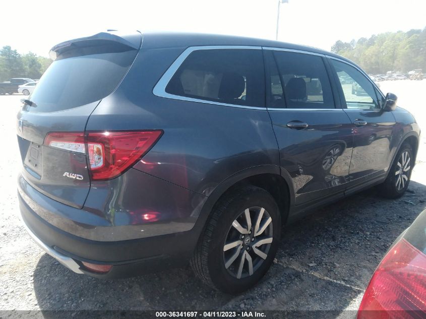 2019 HONDA PILOT EX-L W/NAVI & RES - 5FNYF6H47KB026062