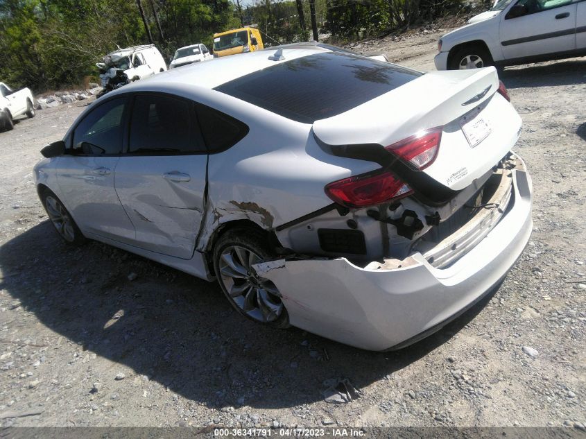 2015 CHRYSLER 200 S - 1C3CCCBG2FN642509